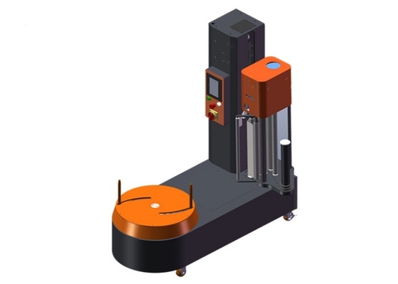 20rpm 50hz Automatic Stretch Wrapping Machine , 220v Luggage Wrapping Machine