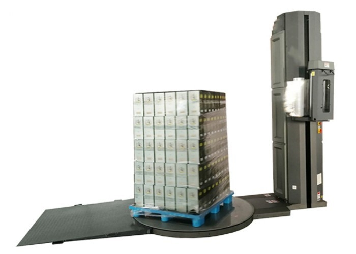 20-30 Pallet/H Fully Automatic Pallet Wrapping Machine 1500kg Pallet Stretch Machine